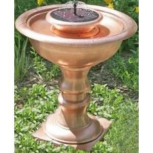 Smart Solar Balmoral Copper 2 Tier Fountain 