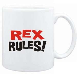  Mug White  Rex rules  Male Names