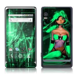 Ghost Green Design Protective Skin Decal Sticker for Motorola Droid 2 