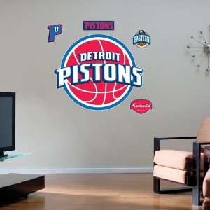  Detroit Pistons Team Logo Fathead Wall Sticker