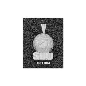 SE Louisiana Lions Solid Sterling Silver SLU Basketball Pendant 