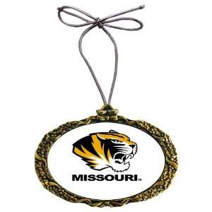   Tigers NCAA Gold Classic Logo Holiday Ornament