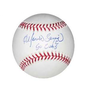 Alfonso Soriano Chicago Cubs Autographed Baseball with Go Cubs 