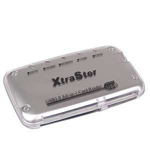  53 in 1 USB 2.0 Card Reader/Writer (Silver) Electronics