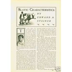  1901 Slavic Characteristics Russian Dalmatian Hungary 