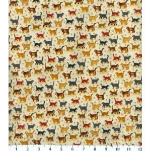Calico Fabric Cats 