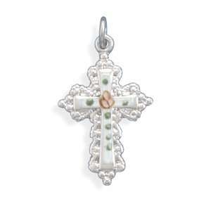  Cloisonne Cross Pendant Jewelry