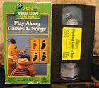 Play Along Games & Songs Video Vhs FREE USA 1st Class SHIP Counting 