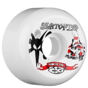  BONES Skatopia SPF Skate Wheels White 60mm Sports 