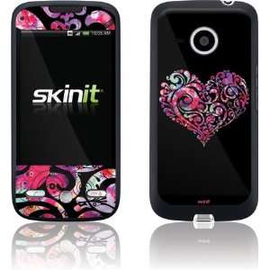  Black Swirly Heart skin for HTC Droid Eris Electronics