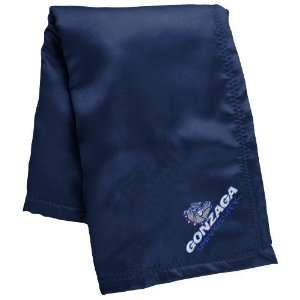  NCAA Gonzaga Bulldogs Infant Navy Blue Silky Baby Blanket 