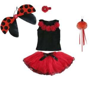  Ladybug Fairy Costume Dress up size 5 7 Toys & Games