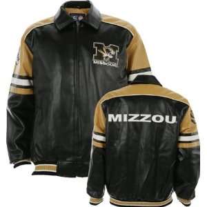  Missouri Tigers Faux Leather Jacket