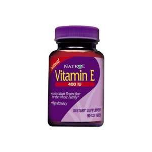  Vitamin E 400 Iu 90 Sgels