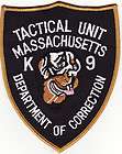 Massachusetts Tactical Unit K9 K 9 Department Of Correction Police 