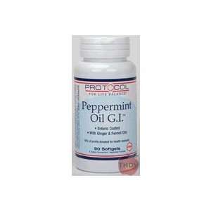  Protocol   Peppermint Oil G.I. Enteric   90 Gels Health 