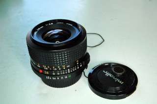 Minolta 28mm f2.8 Lens MD prime wide angle mint rate A  