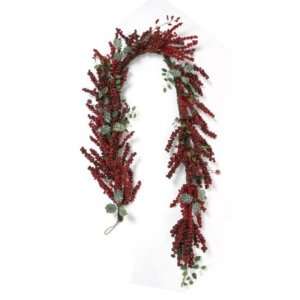  Country Living 6 Vintage Christmas Holly Berry Garland 