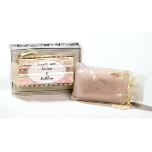   Victorian Theme Personalized Fresh Linen Scented Soap Bar (Set of 20
