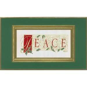  2011 Brett Collection Ornate Peace Luxury Christmas Card 