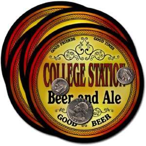 College Station, TX Beer & Ale Coasters   4pk
