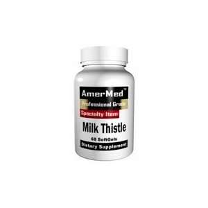     60 Softgels Milk Thistle 80% Silymarin 1000 Mg Aid Liver Function