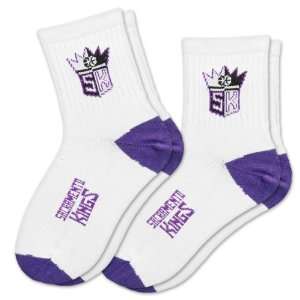  NBA Sacramento Kings Kids Socks, 2 Pack, Youth Sports 