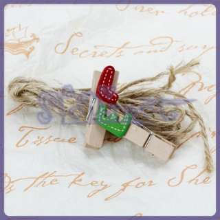 14 Wooden Letter Photo Clip Clothespins A   L DIY craft  