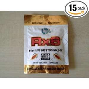  BPI RX6 original Formula 6 in 1 Fat Loss 30 capsules (15 