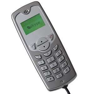  UP 770 USB VoIP/Skype LCD Phone (Silver) Electronics