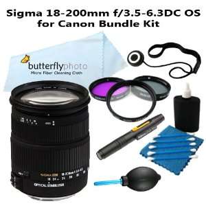  Sigma 18 200MM F3.5 6.3 DC OS (Optical Stabilizer) FOR 