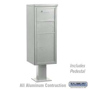   Includes Pedestal and Master Commercial Lock)   Gray
