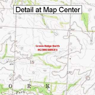   Map   Green Ridge North, Missouri (Folded/Waterproof) Sports