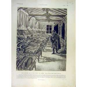    1902 Station Alpes Mountain Sick Bay Hospital Print