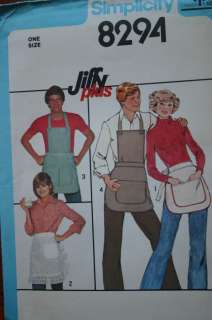 APRON PATTERN VARIETY STYLE PINAFORE BUTCHER COBBLER  