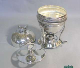   Luxurious English Silver Plated Egg Warmer / Coddler Server  