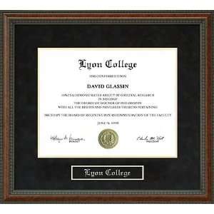  Lyon College Diploma Frame