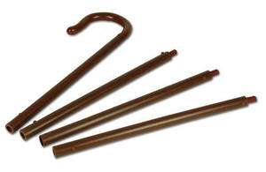 Brown Shepherds Cane Staff Crook Costume Accessory  