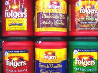 Folgers Ground Coffee 11oz cans 10 Flavor Choices  