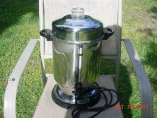   BEACH D50065 COMMERCIAL STAINLESS STEEL 60 CUP COFFEE URN POT  