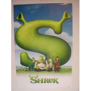 Shrek Poster Cast Shot Big S 23 Inches By 35 Inches 