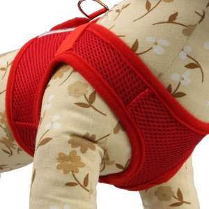  New Pet Dog Vehicle Safety Mesh Harness Red Extra XL size 
