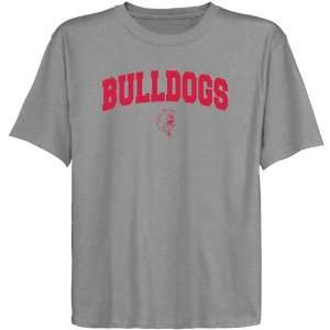  Ferris State Bulldogs Youth Ash Logo Arch T shirt  Sports 