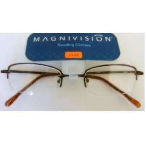  Magnivision Reading Glasses, Mason, +1.75