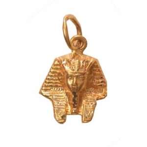  18K Egyptian Jewelry Pendants   King Tut Head Pendant 