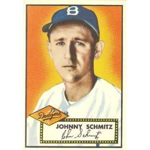 Johnny Schmitz 1952 Topps Card 