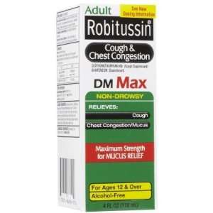  Robitussin  Cough & Chest Congestion DM Max, Cold Medicine 
