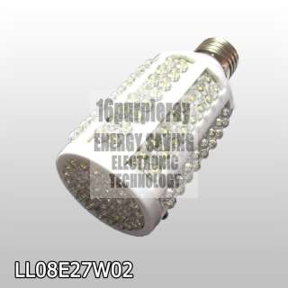 E27 8W 166 led corn light bulb Warm white color  