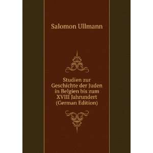   bis zum XVIII Jahrundert (German Edition) Salomon Ullmann Books