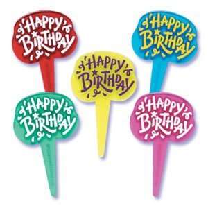  Happy Birthday Jewel Cupcake Pics set of 12 Toys & Games